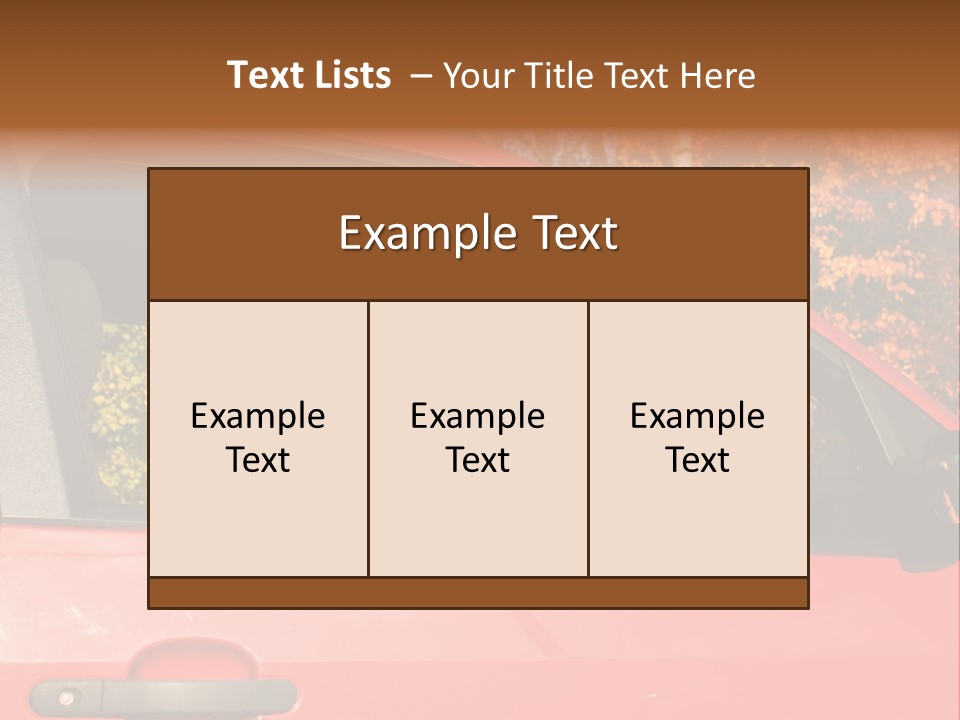Hire Sunglass Outside PowerPoint Template