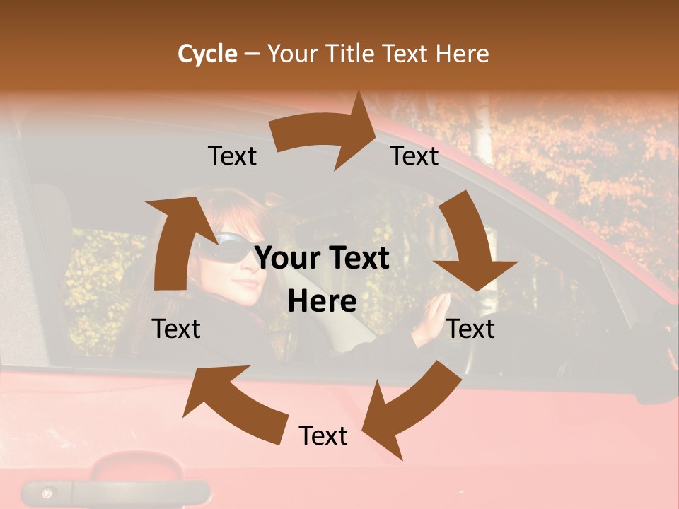 Hire Sunglass Outside PowerPoint Template