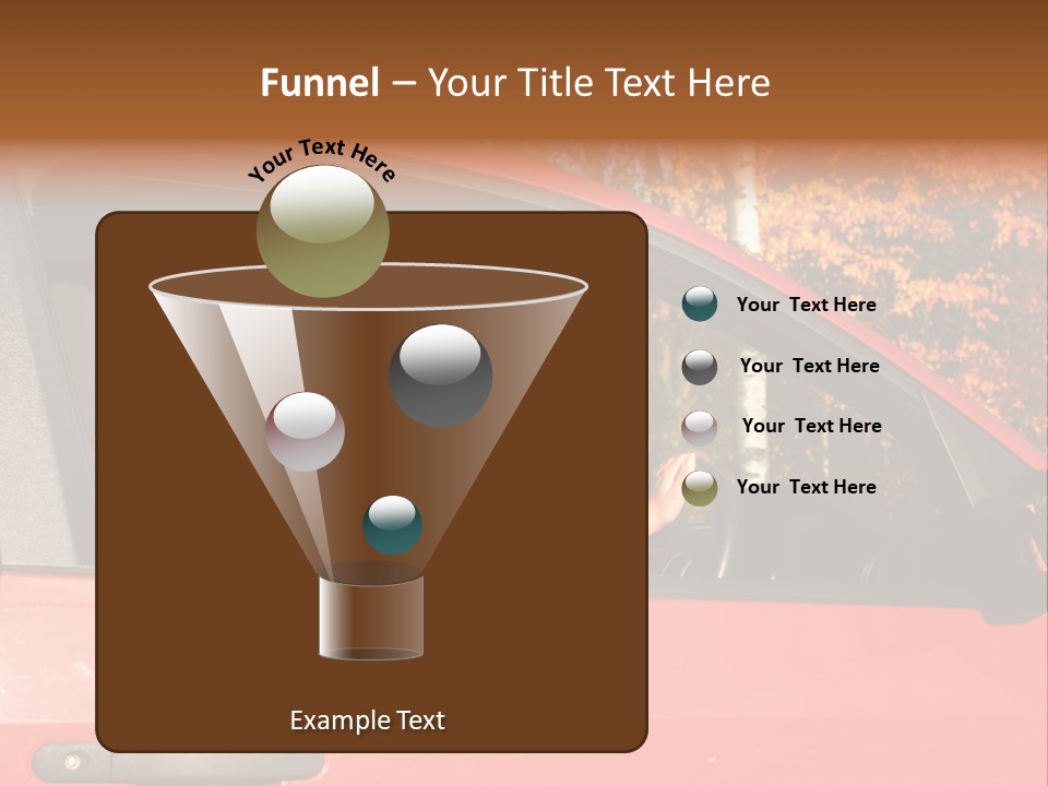 Hire Sunglass Outside PowerPoint Template