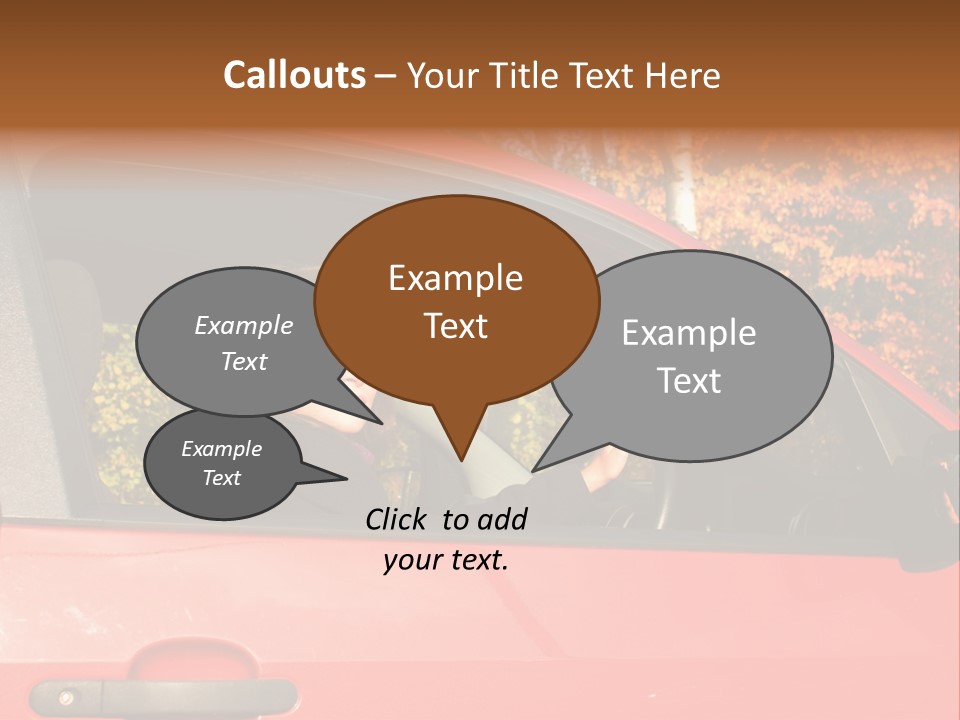 Hire Sunglass Outside PowerPoint Template