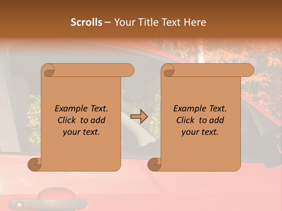Hire Sunglass Outside PowerPoint Template