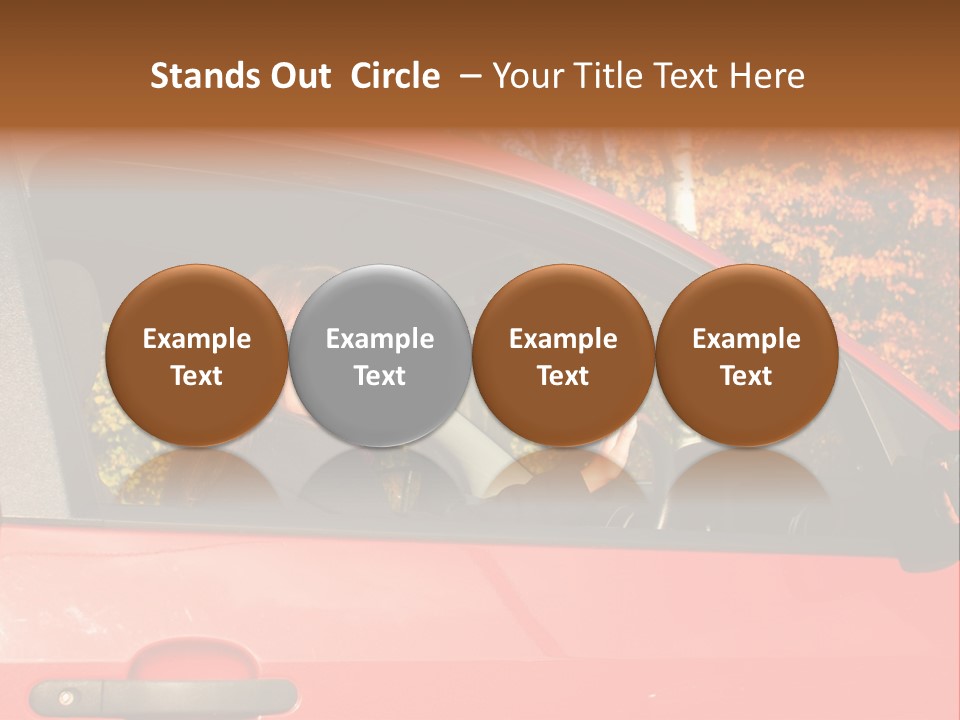 Hire Sunglass Outside PowerPoint Template