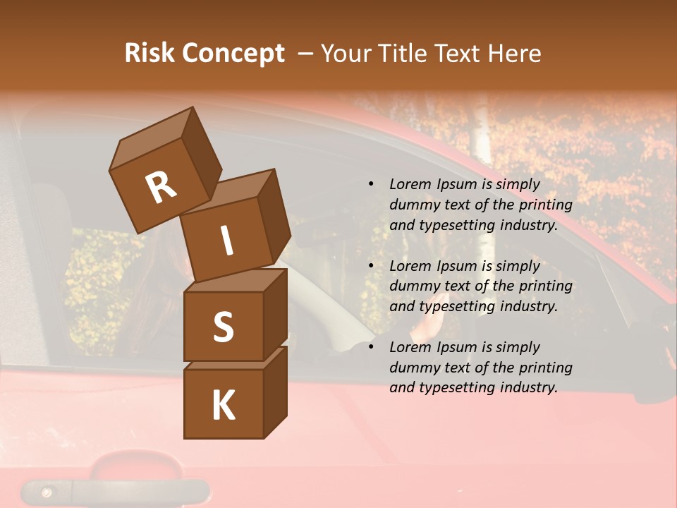 Hire Sunglass Outside PowerPoint Template