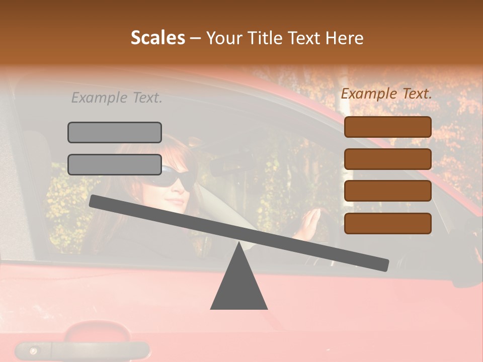 Hire Sunglass Outside PowerPoint Template