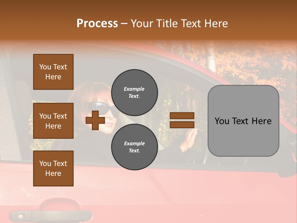 Hire Sunglass Outside PowerPoint Template