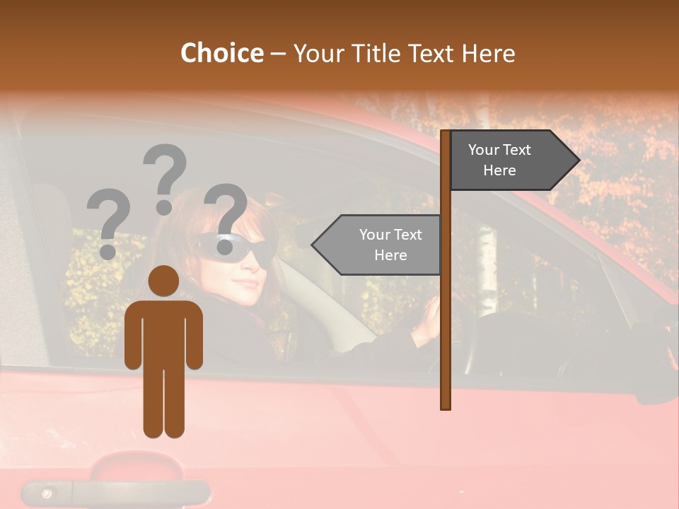 Hire Sunglass Outside PowerPoint Template