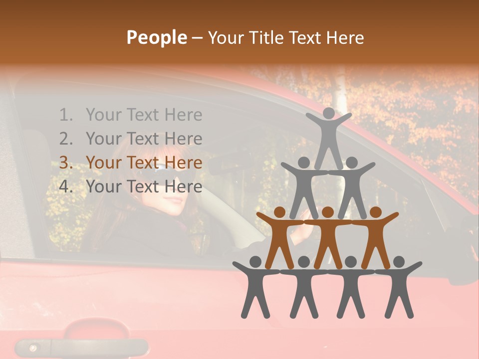 Hire Sunglass Outside PowerPoint Template