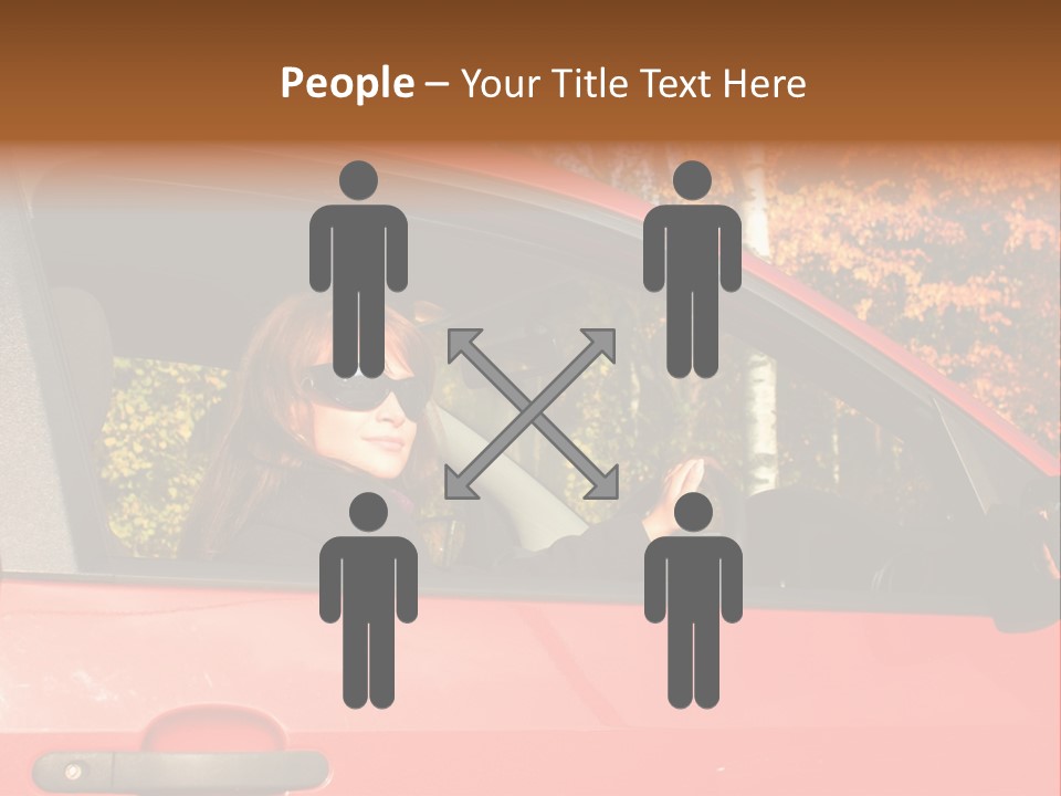 Hire Sunglass Outside PowerPoint Template