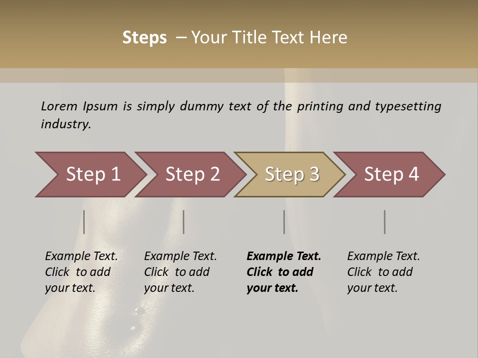 American Shoulder Weight PowerPoint Template