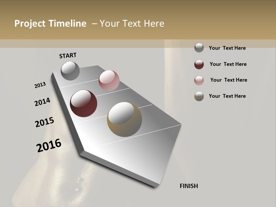 American Shoulder Weight PowerPoint Template