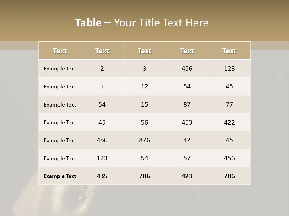 American Shoulder Weight PowerPoint Template