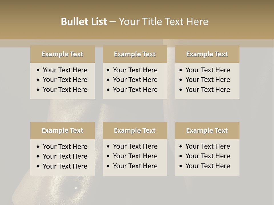 American Shoulder Weight PowerPoint Template