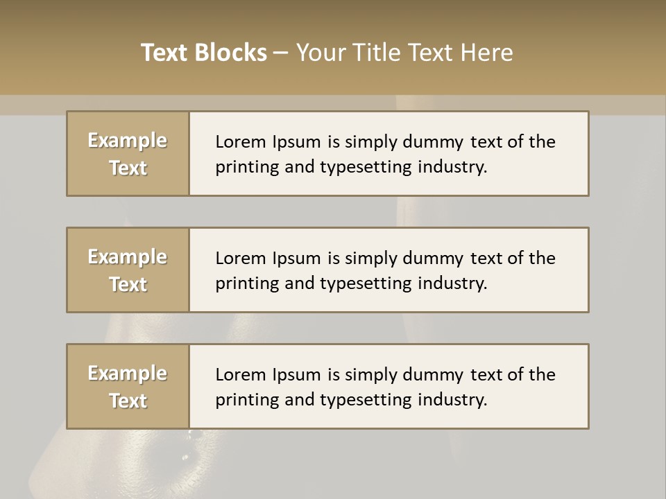 American Shoulder Weight PowerPoint Template