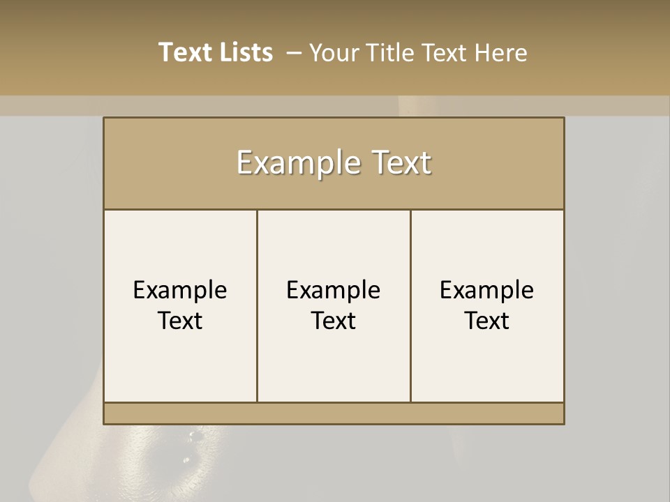 American Shoulder Weight PowerPoint Template