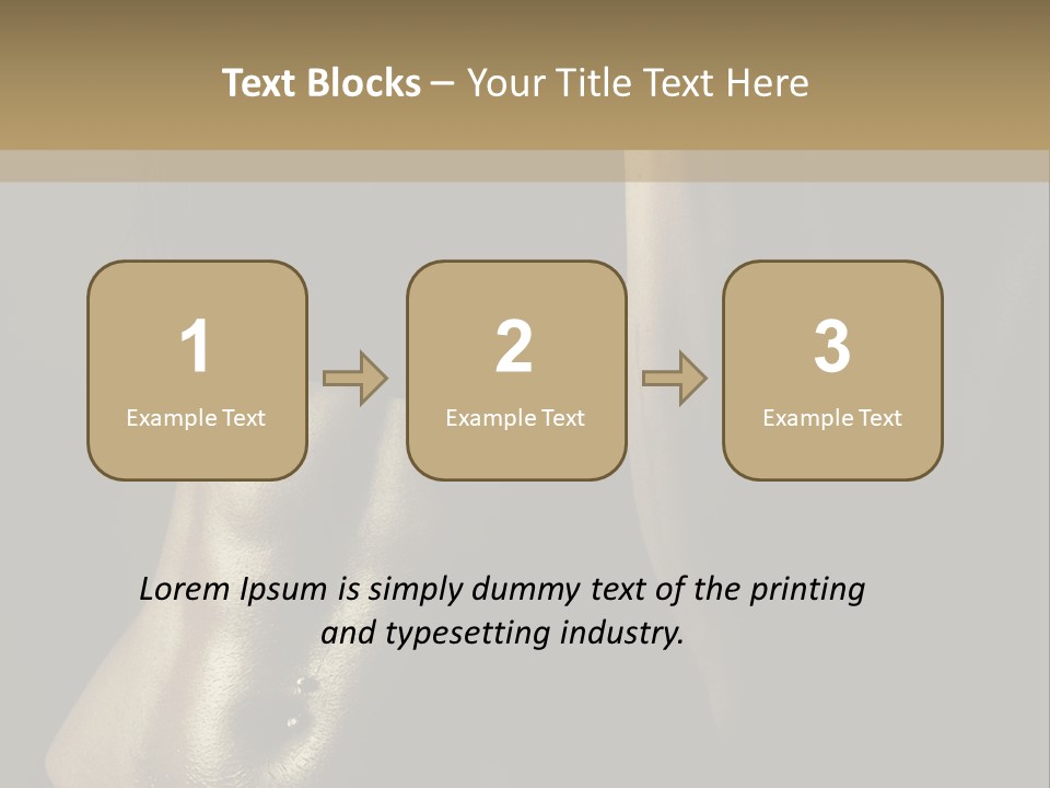 American Shoulder Weight PowerPoint Template