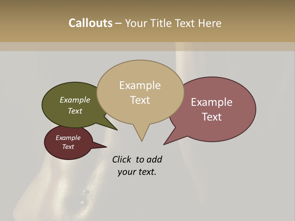 American Shoulder Weight PowerPoint Template