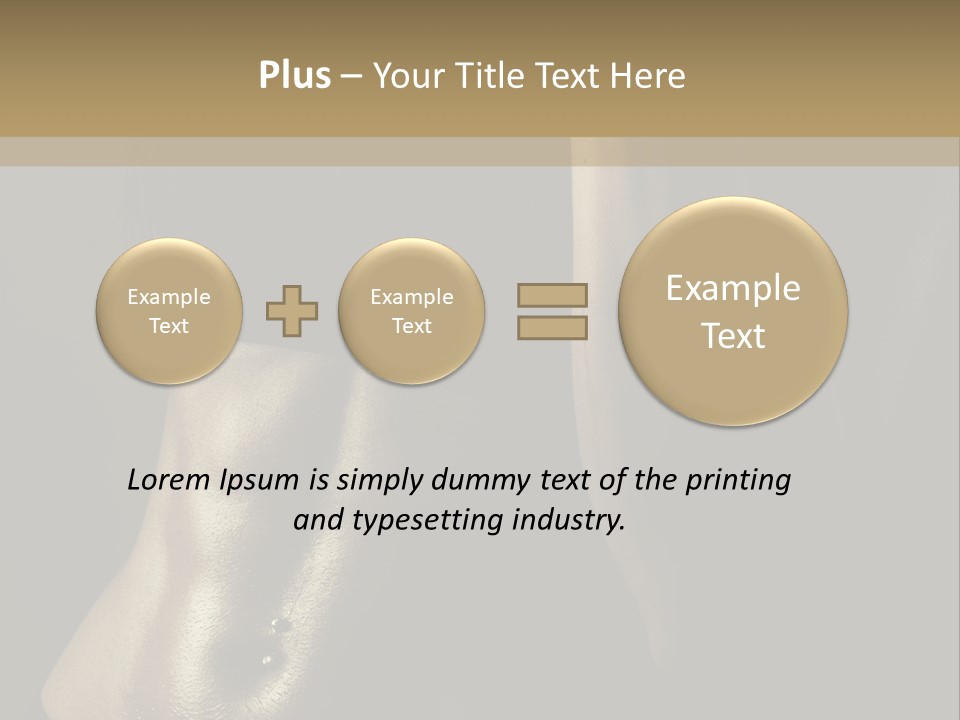 American Shoulder Weight PowerPoint Template