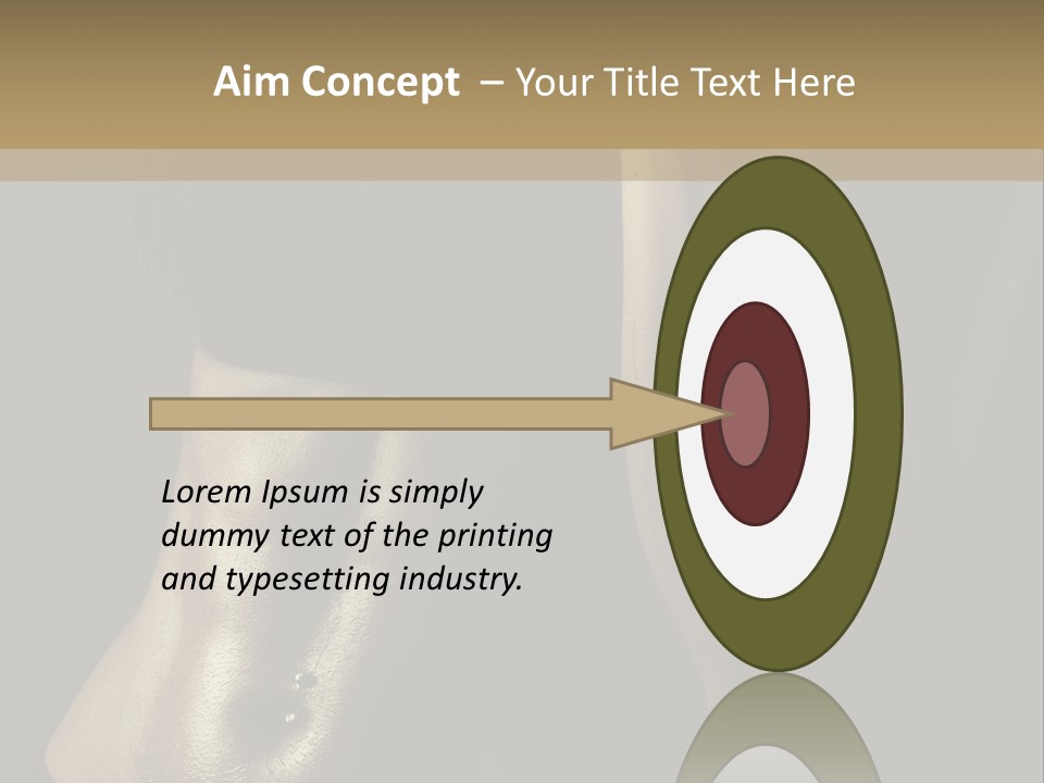 American Shoulder Weight PowerPoint Template