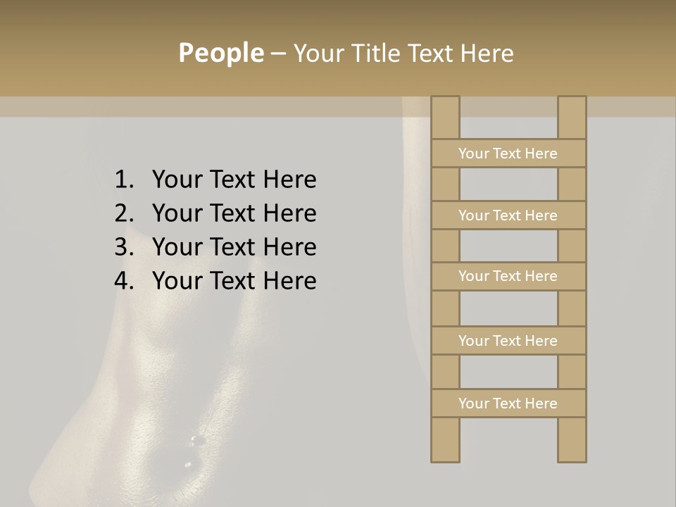 American Shoulder Weight PowerPoint Template
