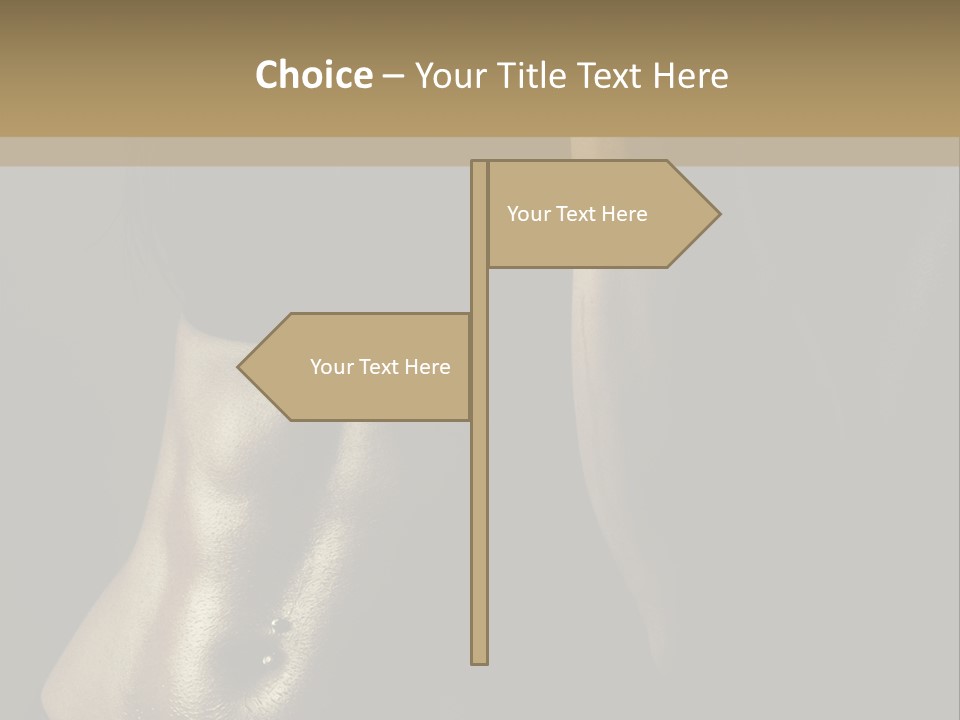 American Shoulder Weight PowerPoint Template