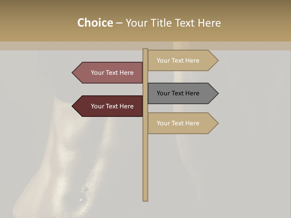 American Shoulder Weight PowerPoint Template