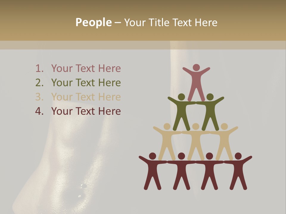 American Shoulder Weight PowerPoint Template