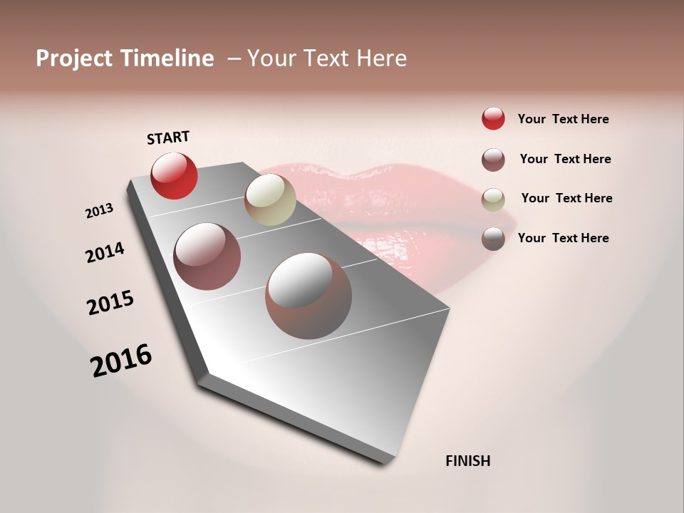 Woman Fashion Beautiful PowerPoint Template