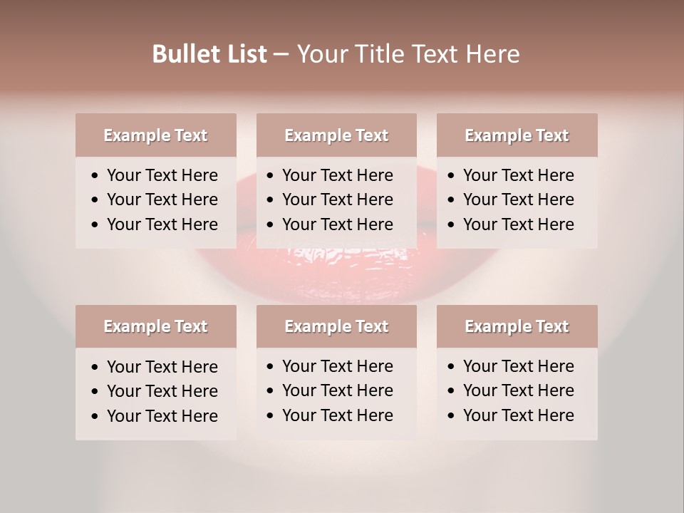 Woman Fashion Beautiful PowerPoint Template