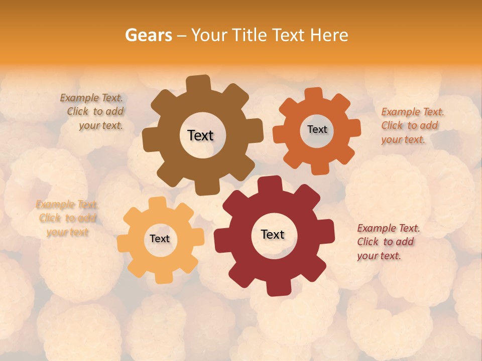 Berry Freshness Gourmet PowerPoint Template