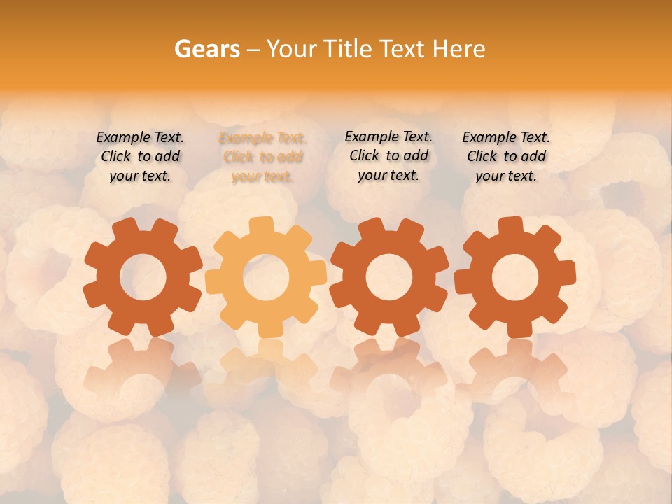 Berry Freshness Gourmet PowerPoint Template