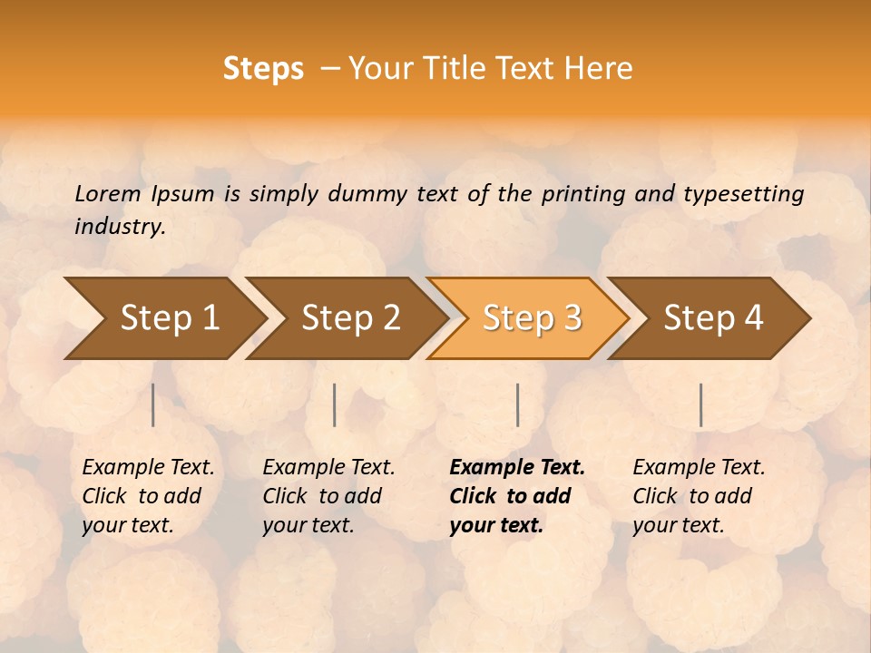 Berry Freshness Gourmet PowerPoint Template