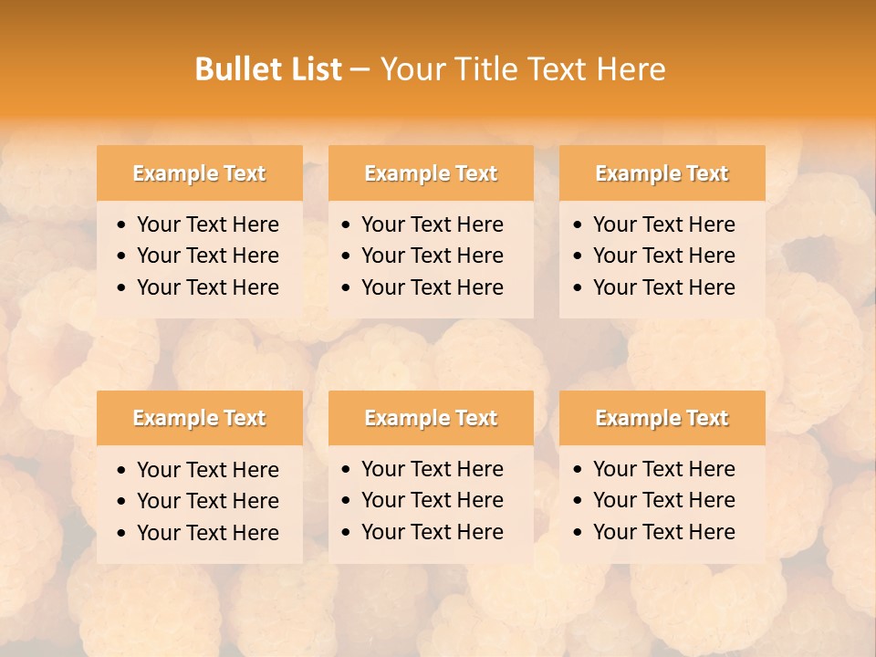 Berry Freshness Gourmet PowerPoint Template