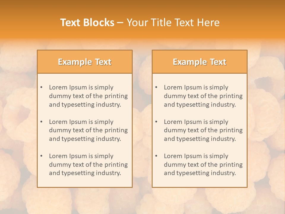Berry Freshness Gourmet PowerPoint Template