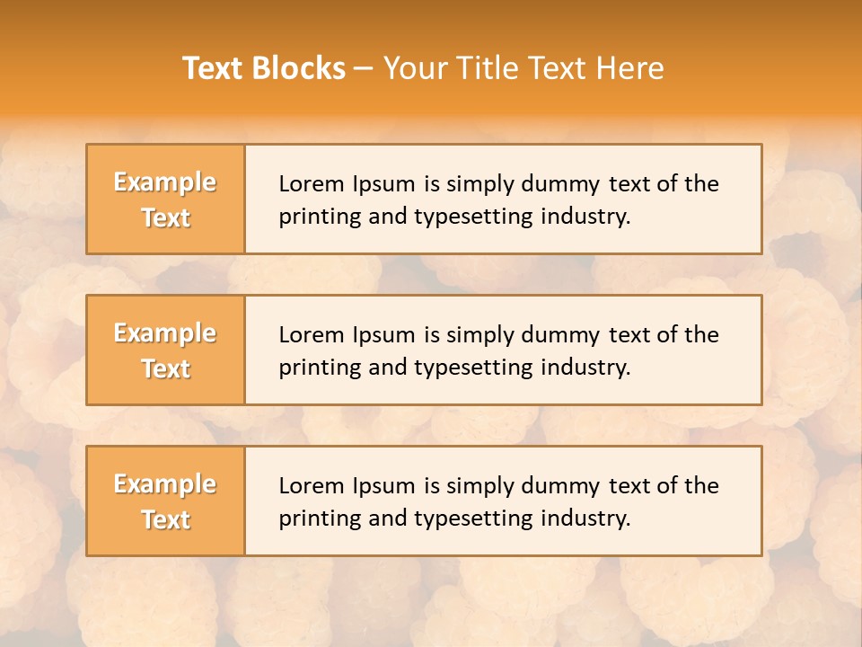 Berry Freshness Gourmet PowerPoint Template