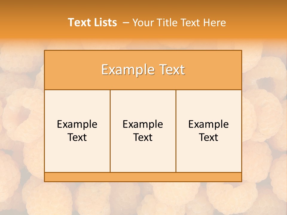 Berry Freshness Gourmet PowerPoint Template