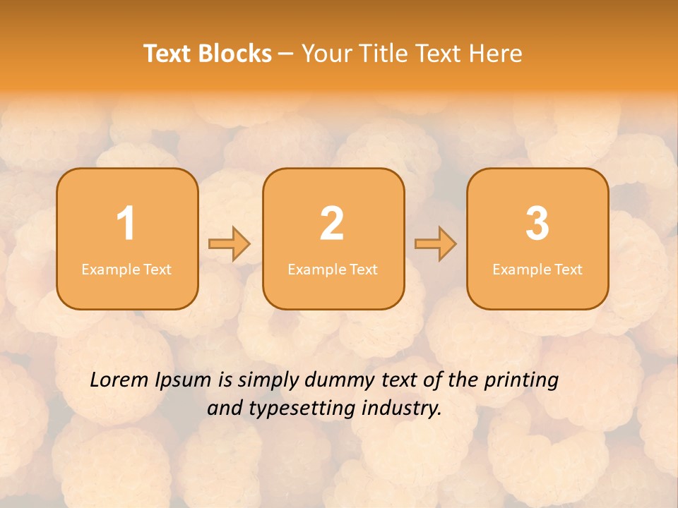 Berry Freshness Gourmet PowerPoint Template