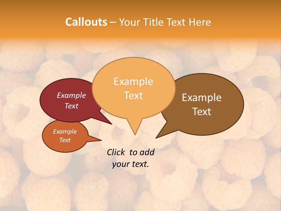 Berry Freshness Gourmet PowerPoint Template