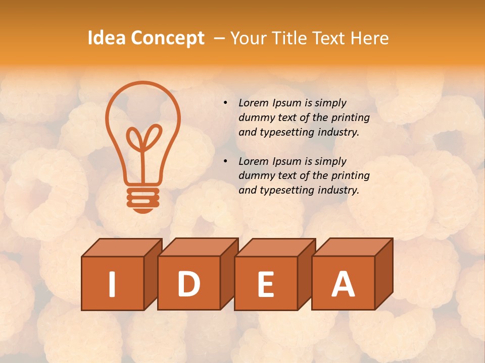 Berry Freshness Gourmet PowerPoint Template