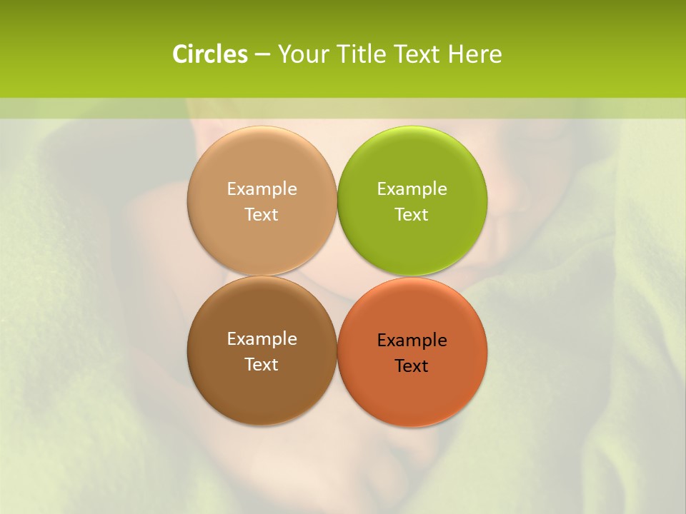 Blanket Image Color PowerPoint Template