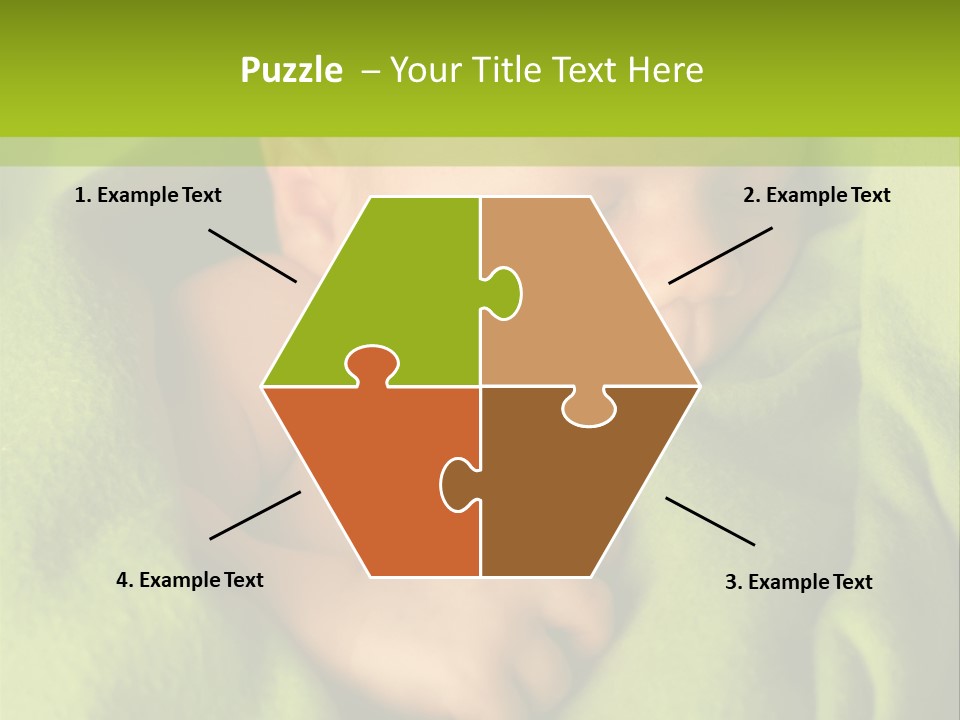 Blanket Image Color PowerPoint Template