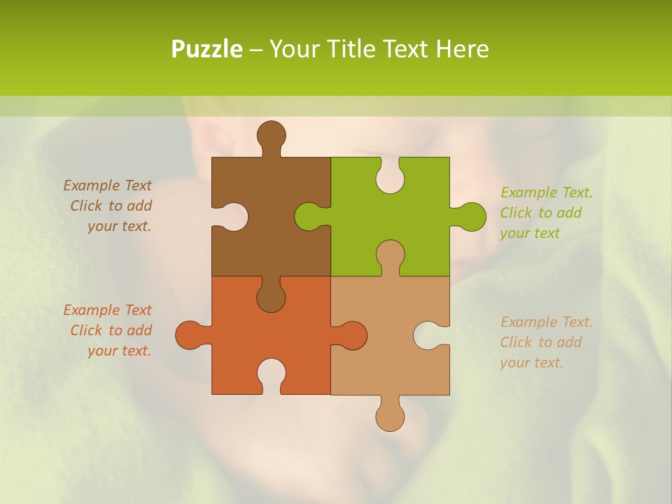 Blanket Image Color PowerPoint Template