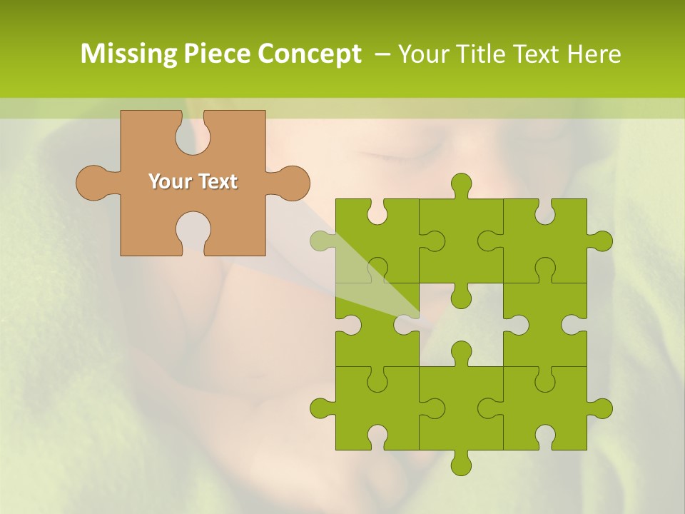 Blanket Image Color PowerPoint Template