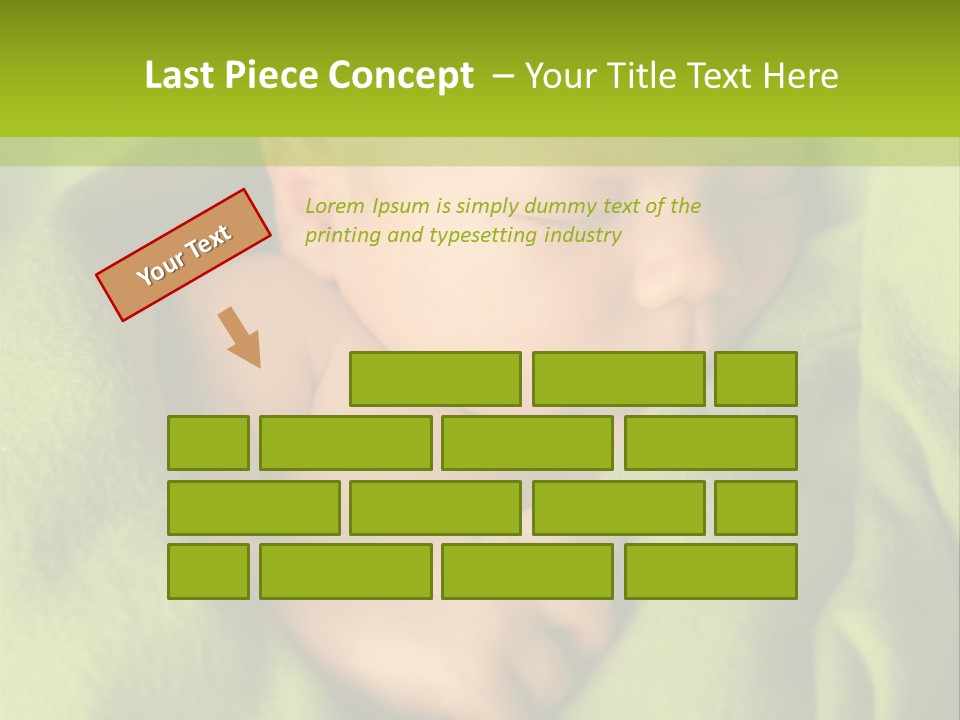 Blanket Image Color PowerPoint Template