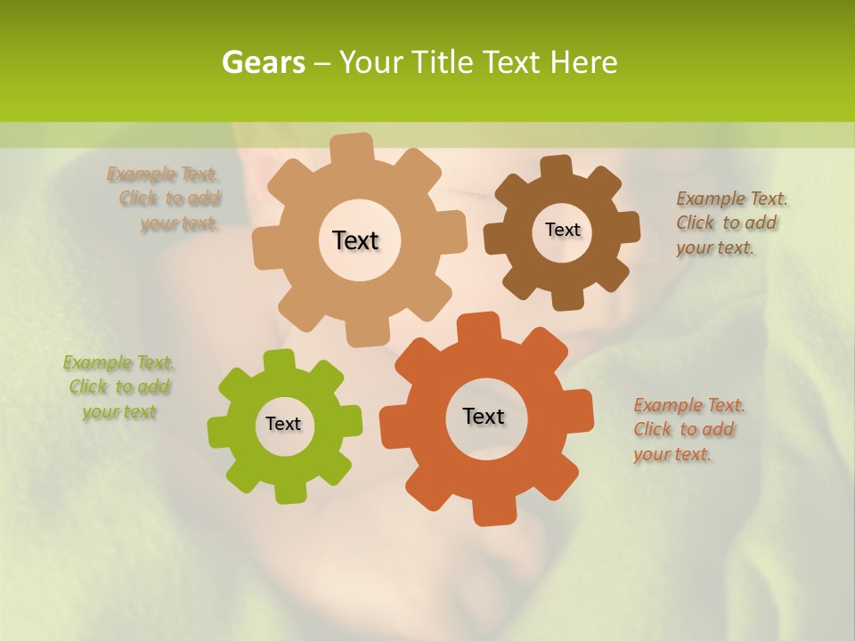 Blanket Image Color PowerPoint Template