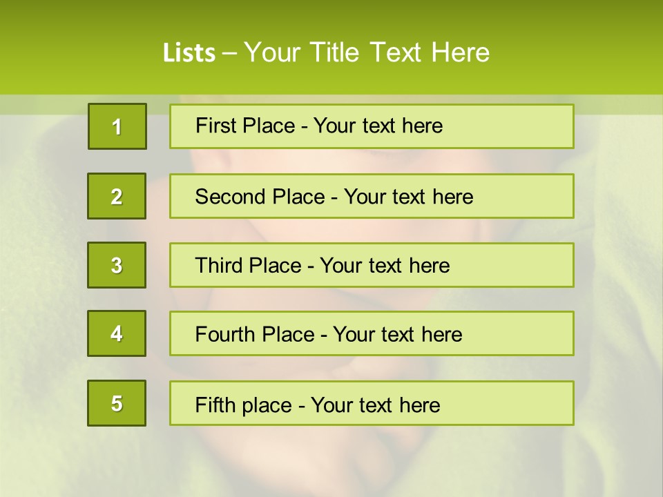 Blanket Image Color PowerPoint Template