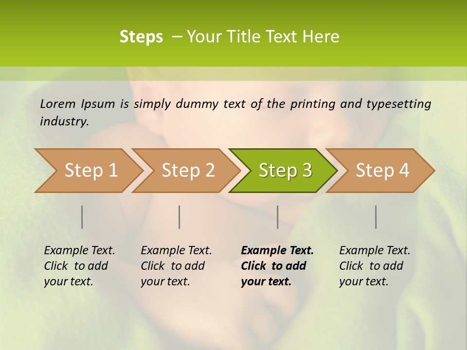 Blanket Image Color PowerPoint Template