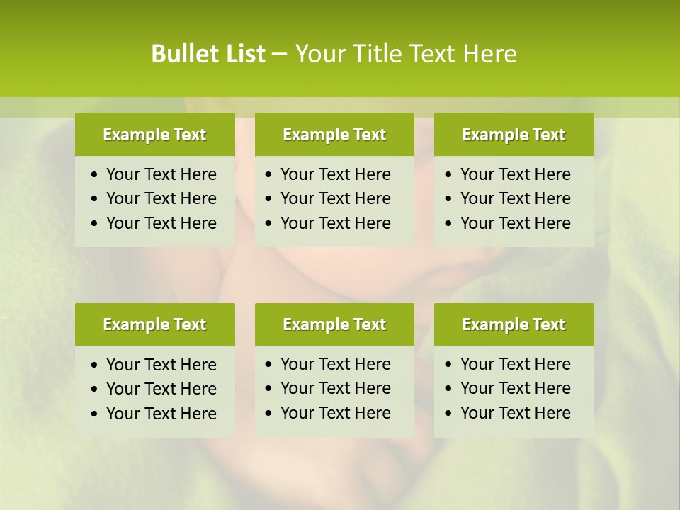 Blanket Image Color PowerPoint Template