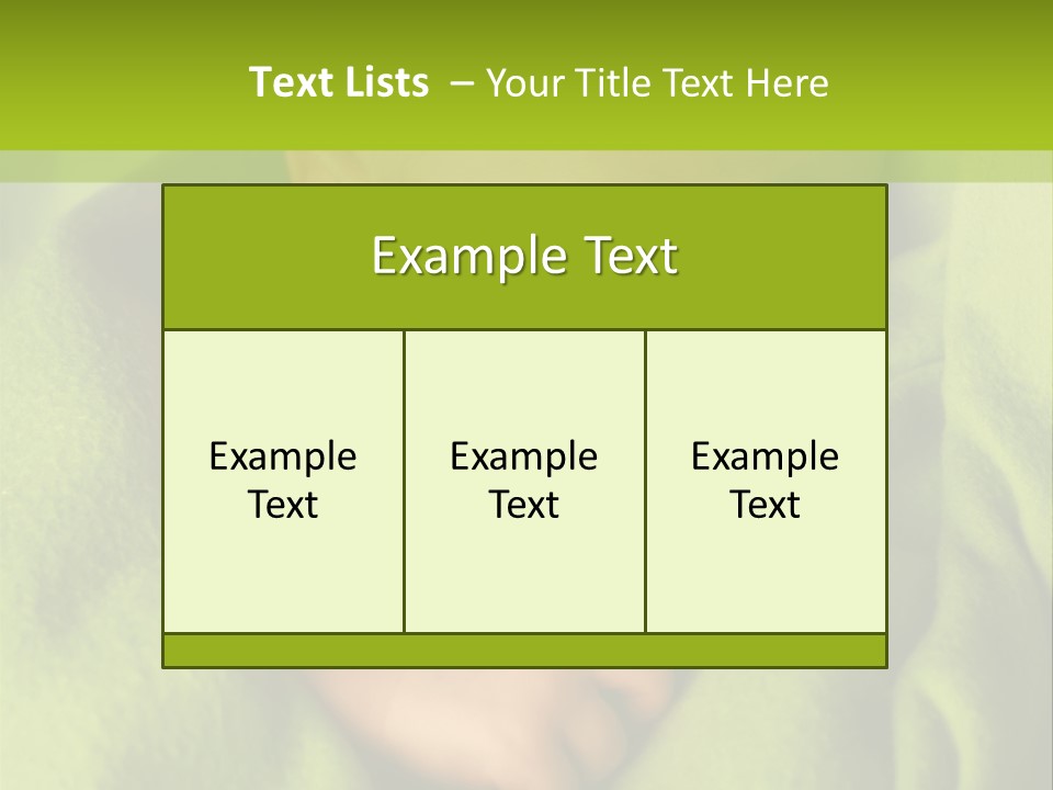 Blanket Image Color PowerPoint Template