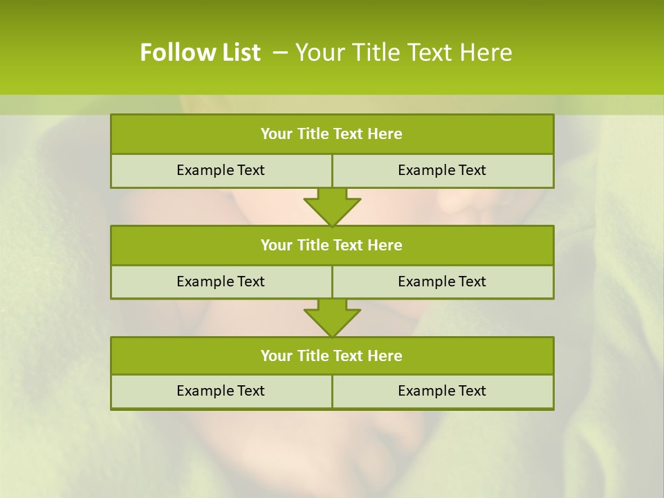 Blanket Image Color PowerPoint Template