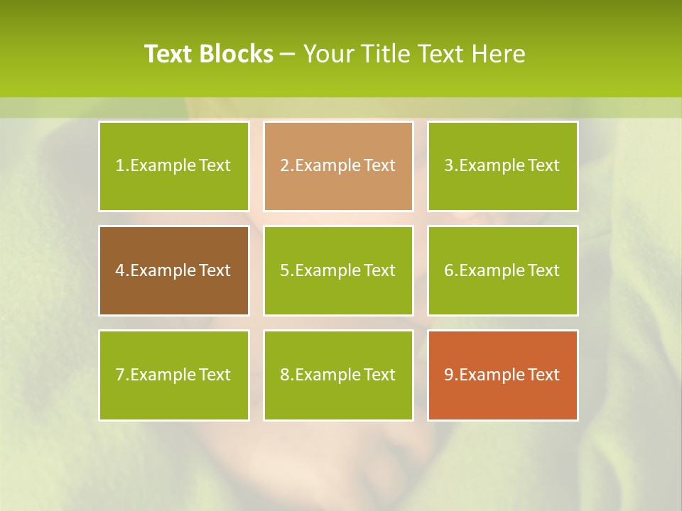 Blanket Image Color PowerPoint Template